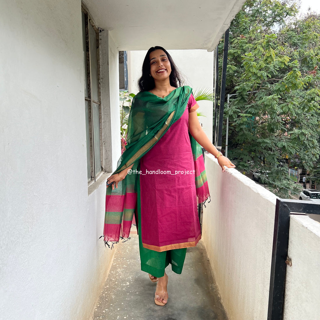 Pink green - mangalagiri