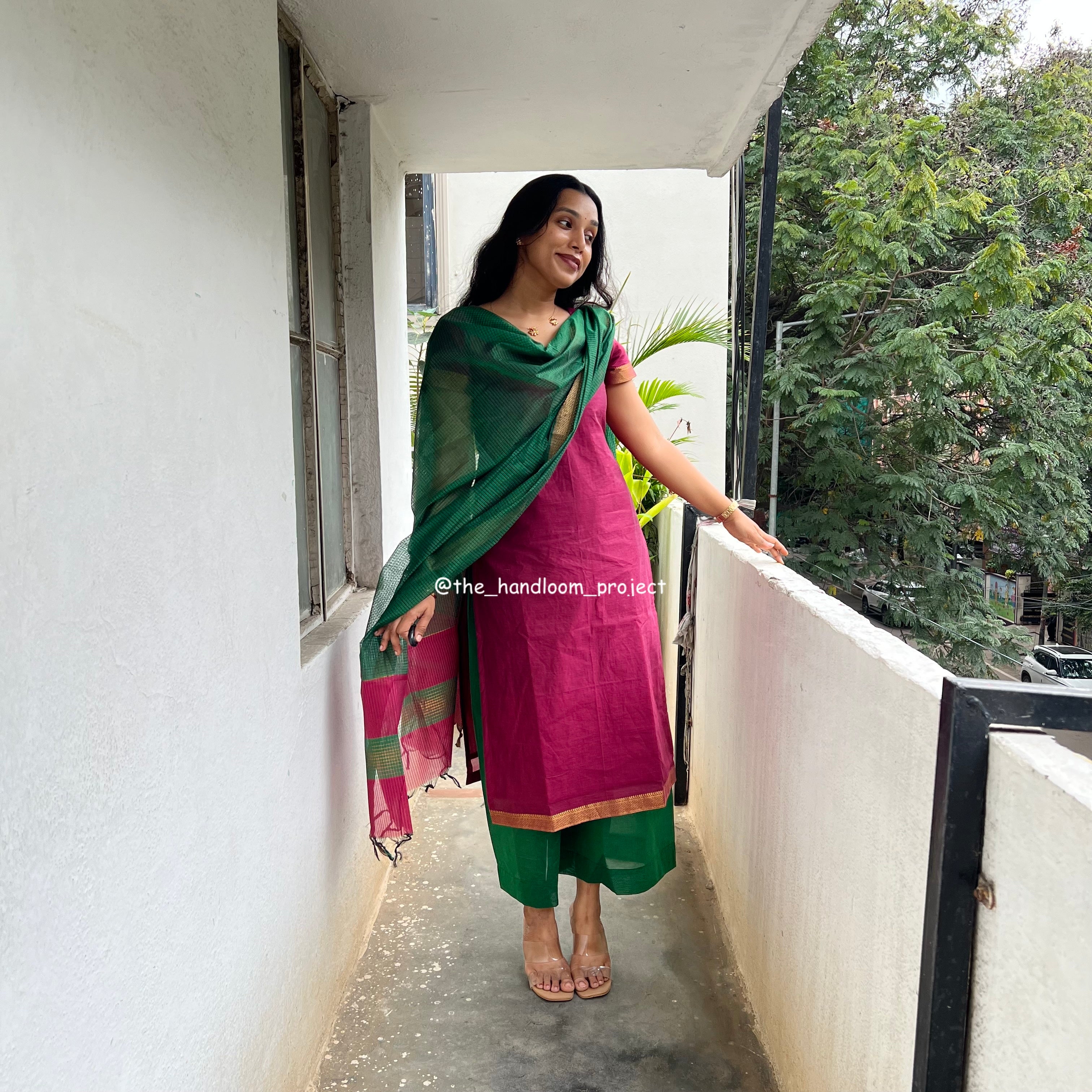 Pink green - mangalagiri