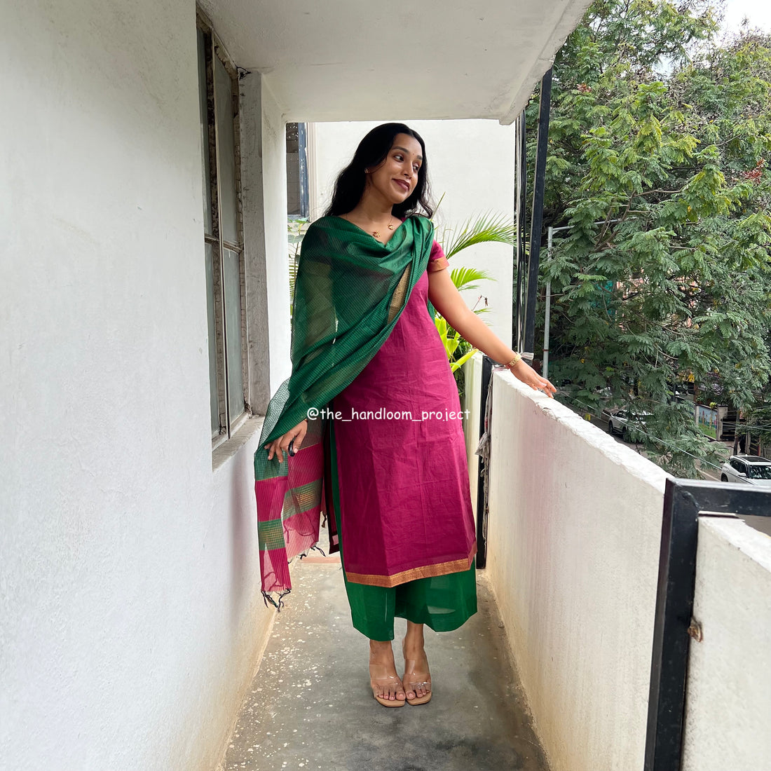 Pink green - mangalagiri