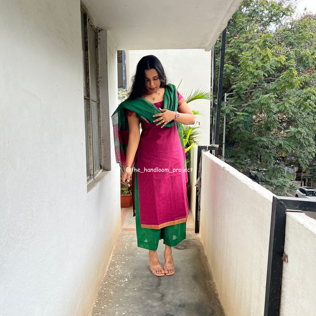 Pink green - mangalagiri