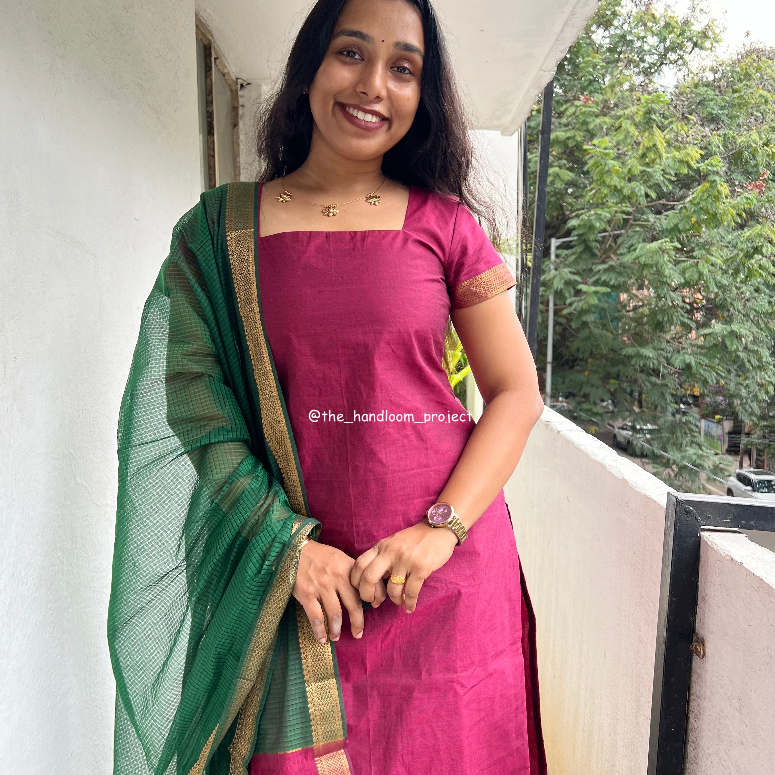 Pink green - mangalagiri