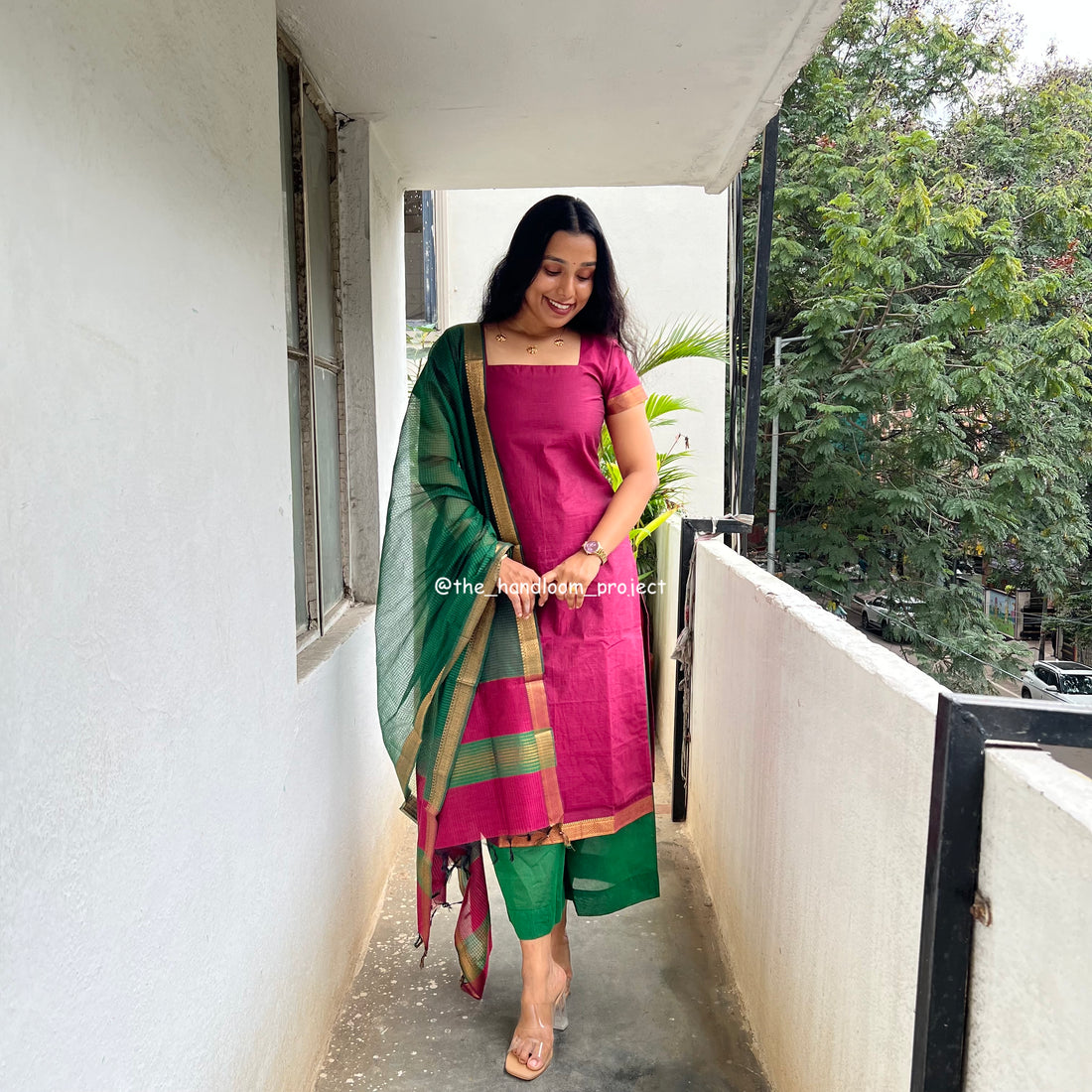 Pink green - mangalagiri