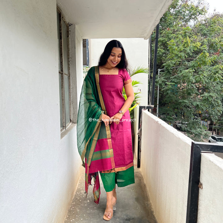 Pink green - mangalagiri