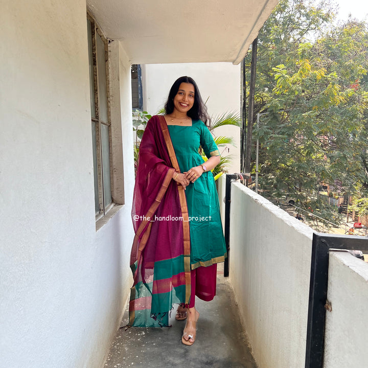 Teal pink - mangalagiri