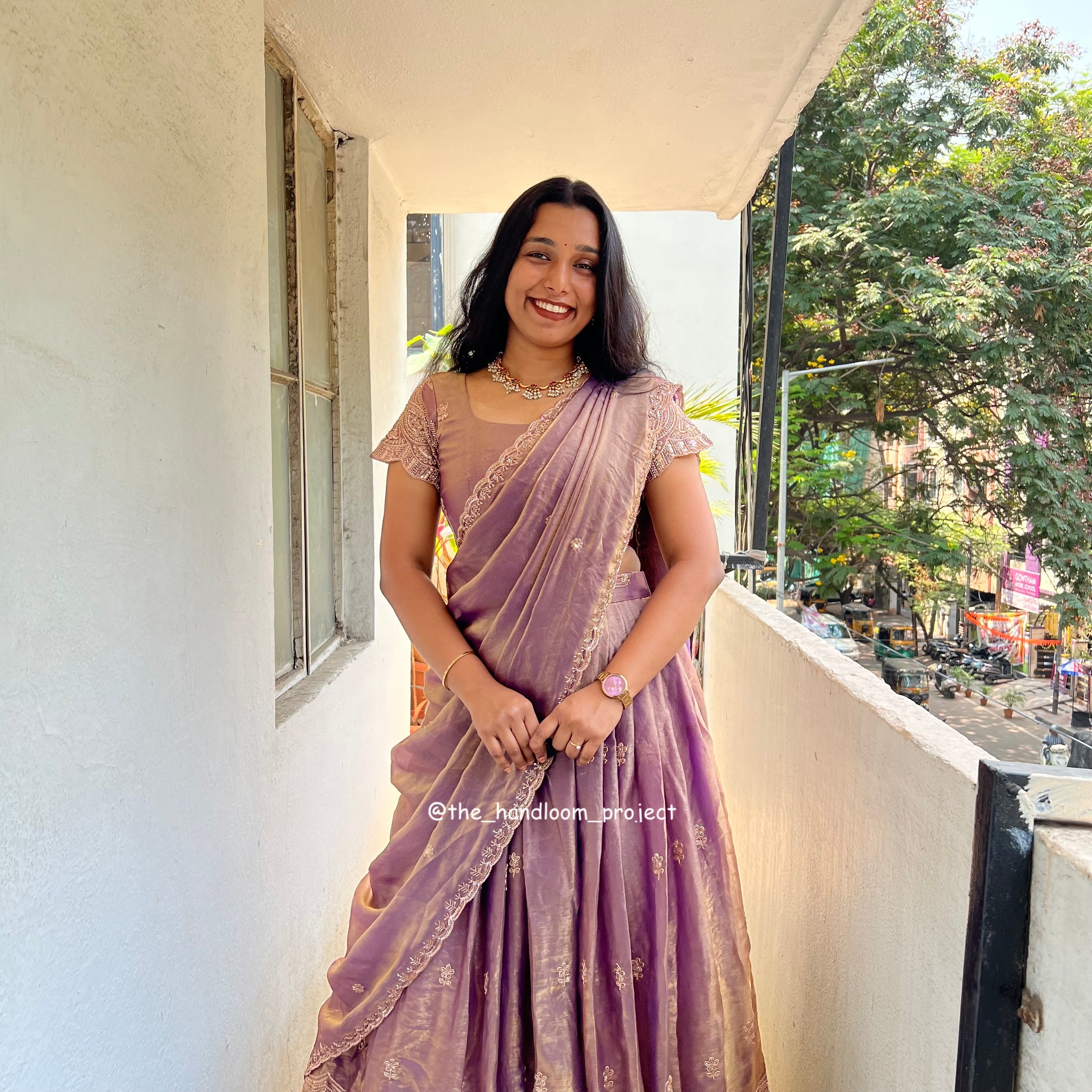 Dark lavender anvika