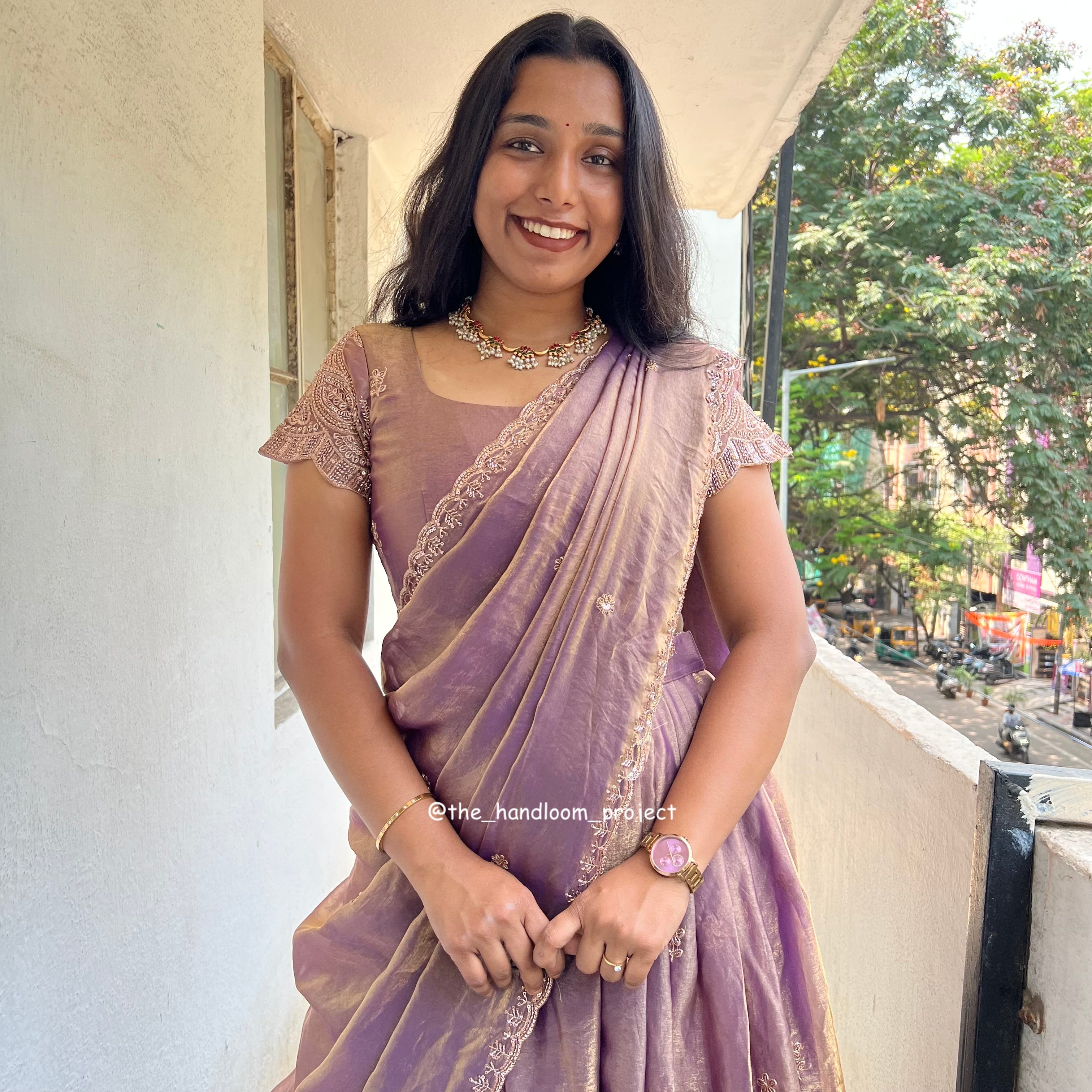 Dark lavender anvika