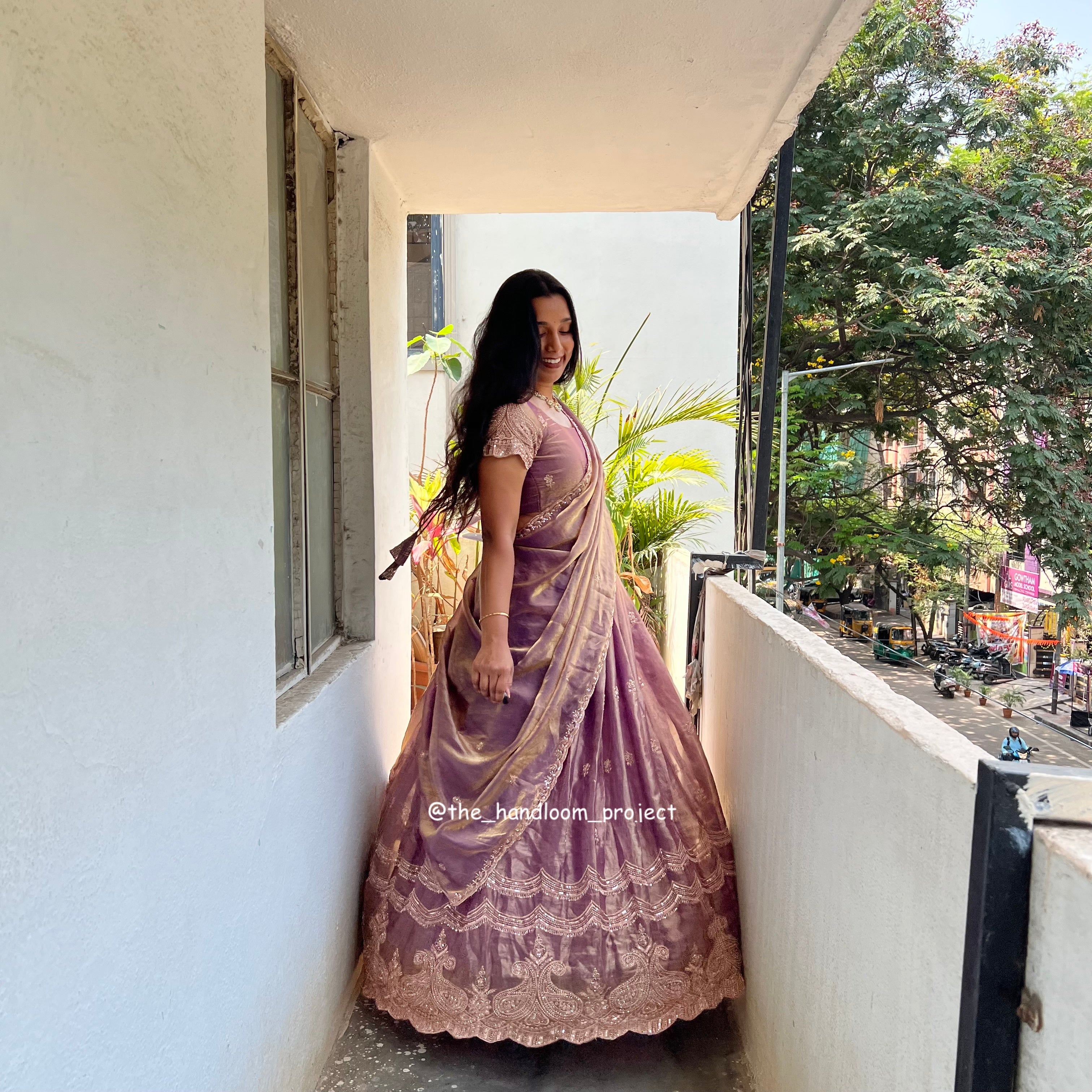 Dark lavender anvika