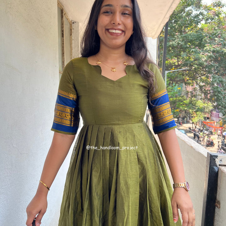 Green dress - varnika