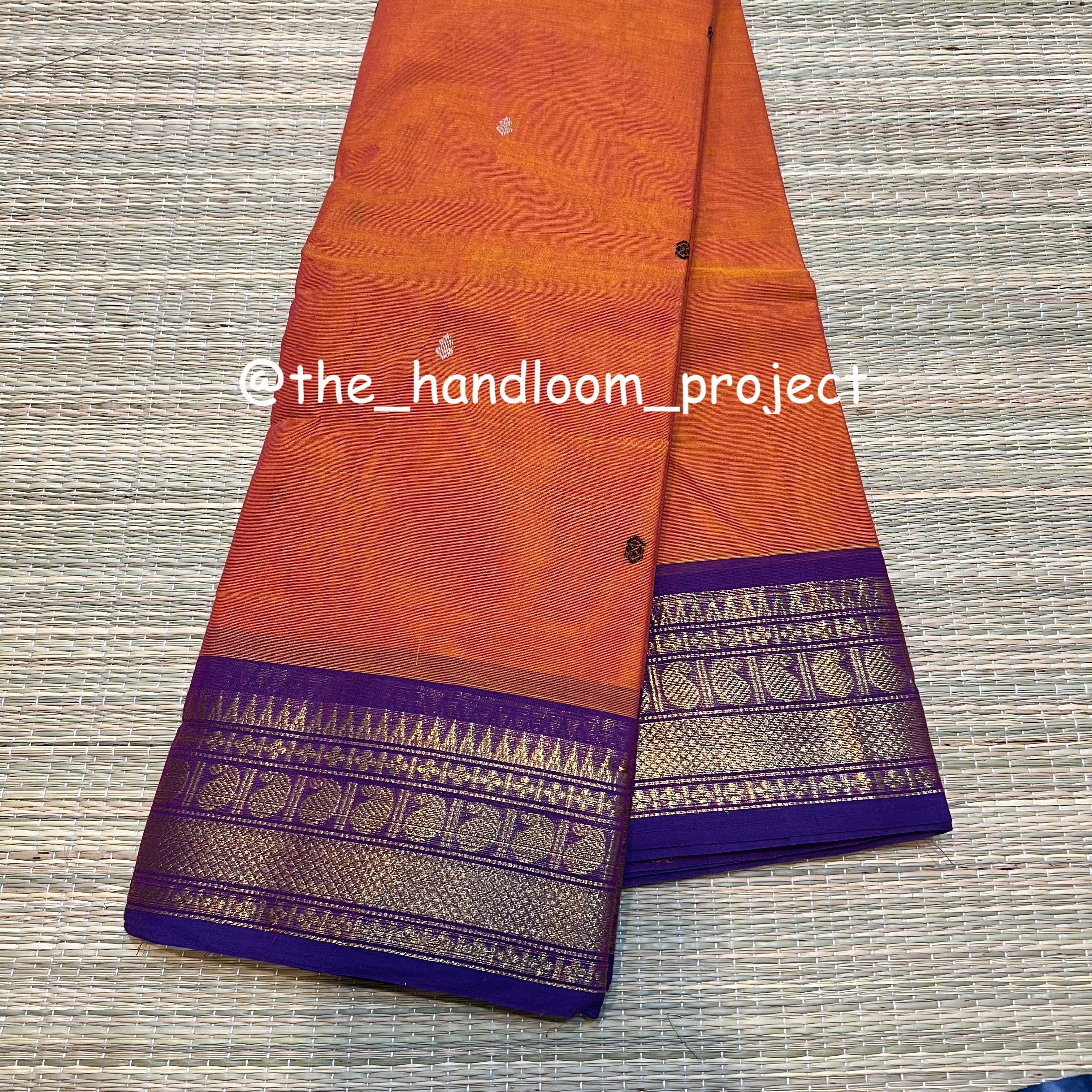 Orange butta kanchi