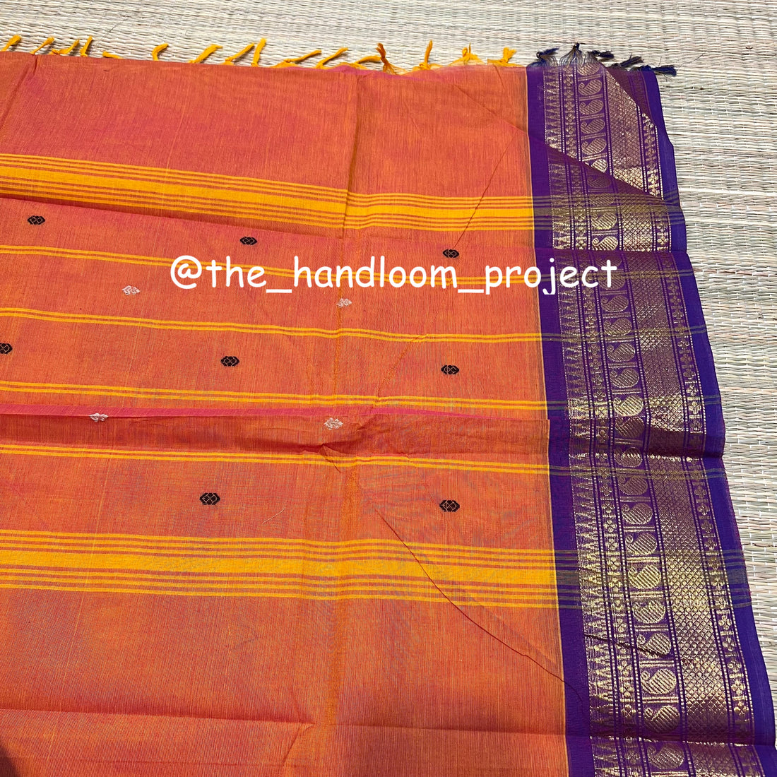 Orange butta kanchi