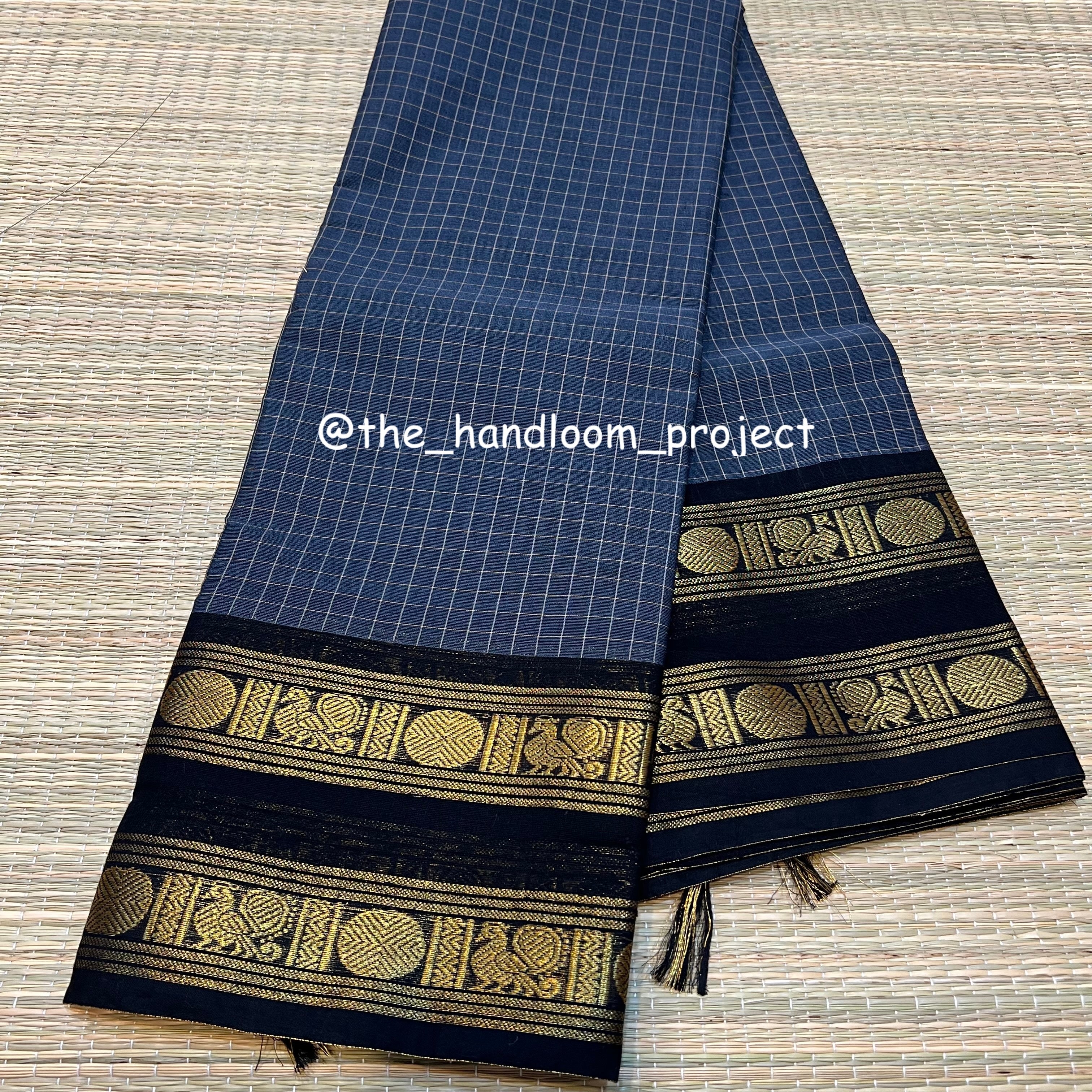 Slate checked kanchi