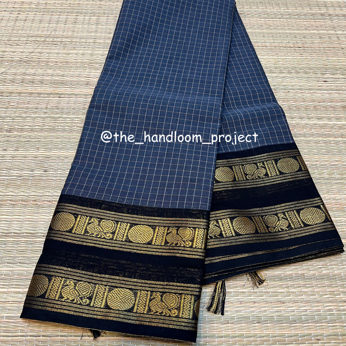 Slate checked kanchi