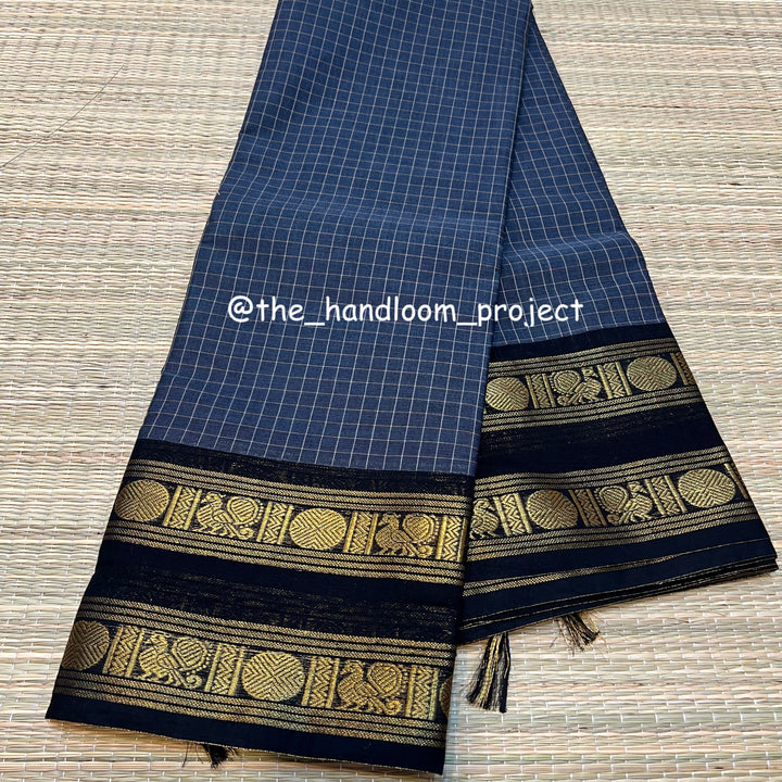 Slate checked kanchi