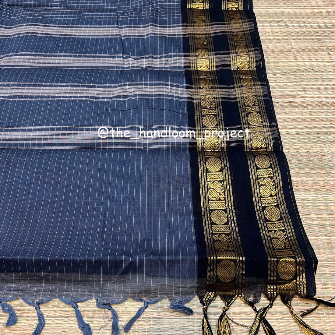 Slate checked kanchi