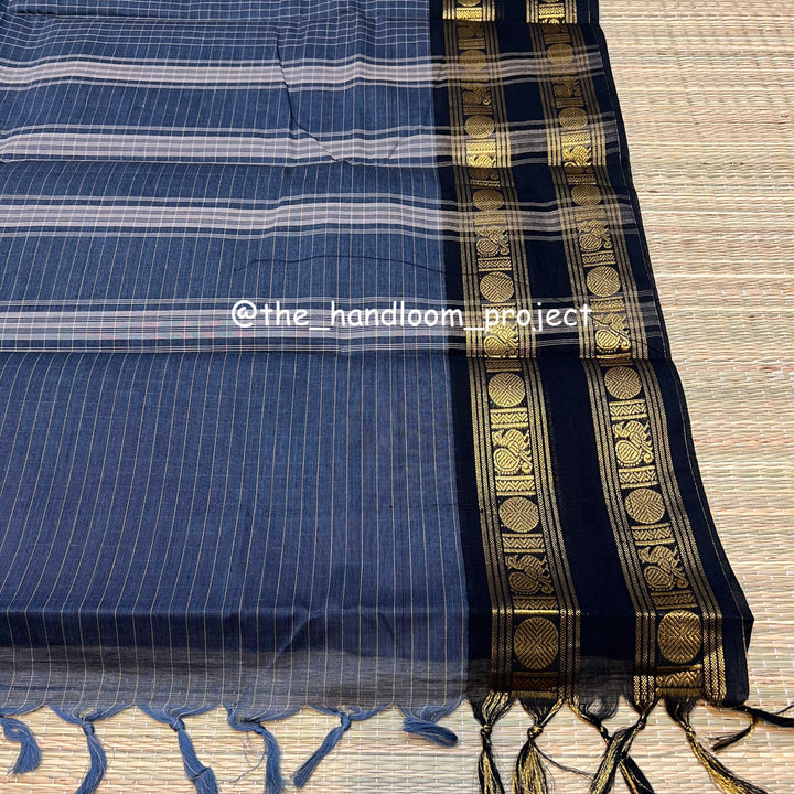 Slate checked kanchi