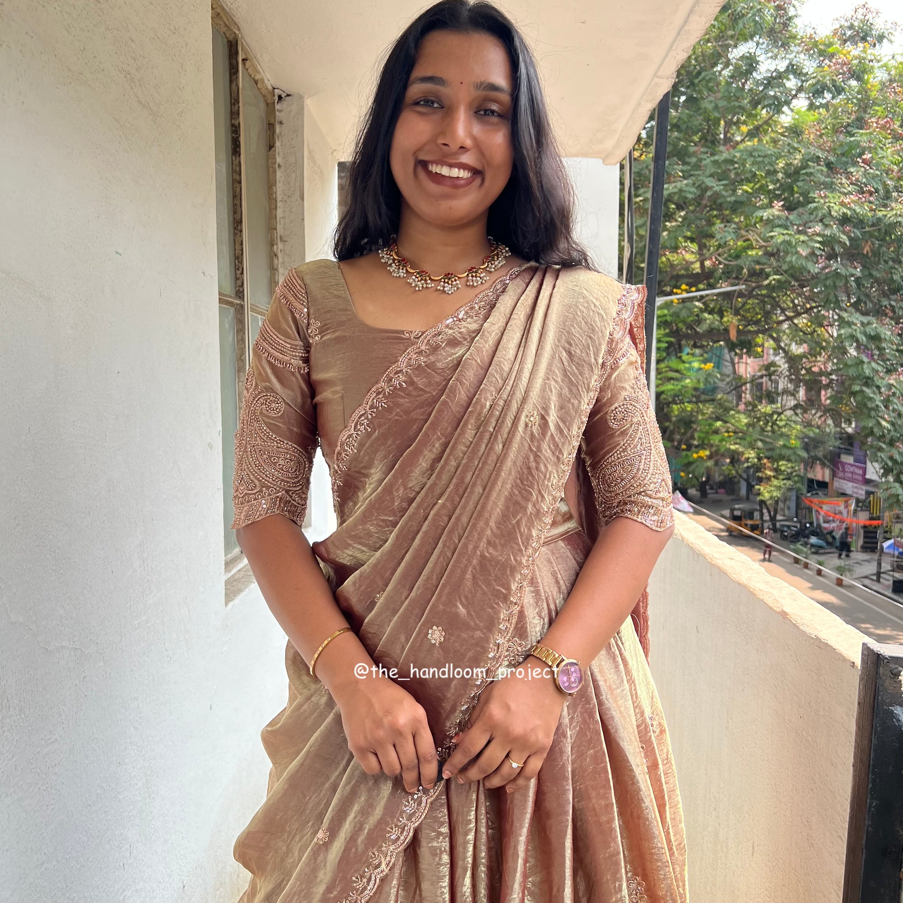 Champagne blush anvika