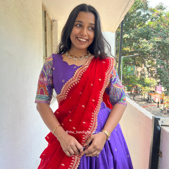 Violet - madhubani