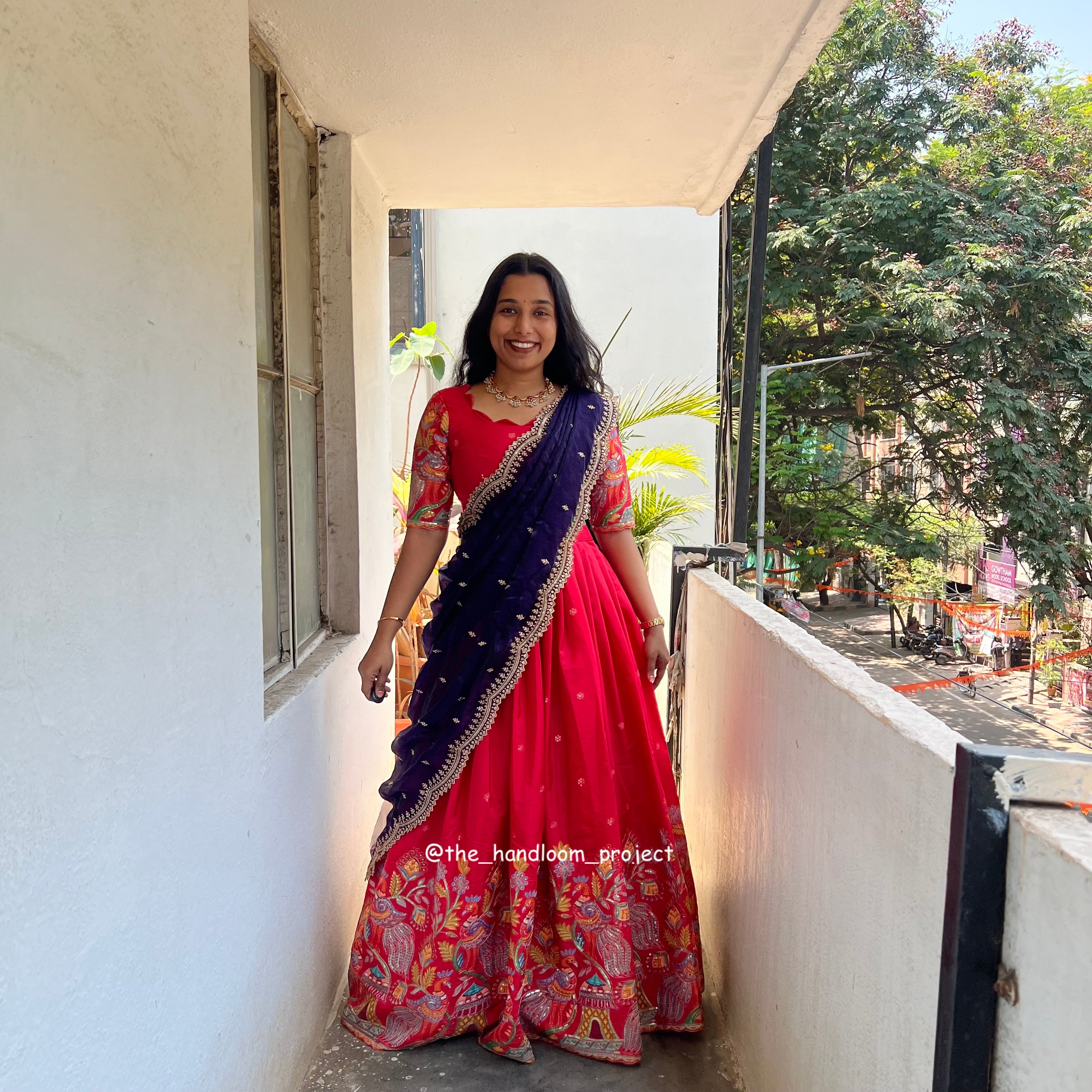 Red - madhubani