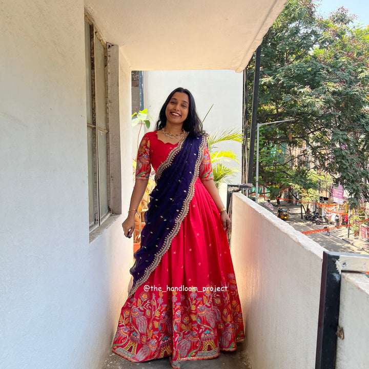 Red - madhubani