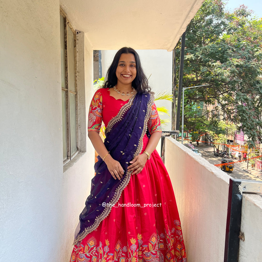 Red - madhubani