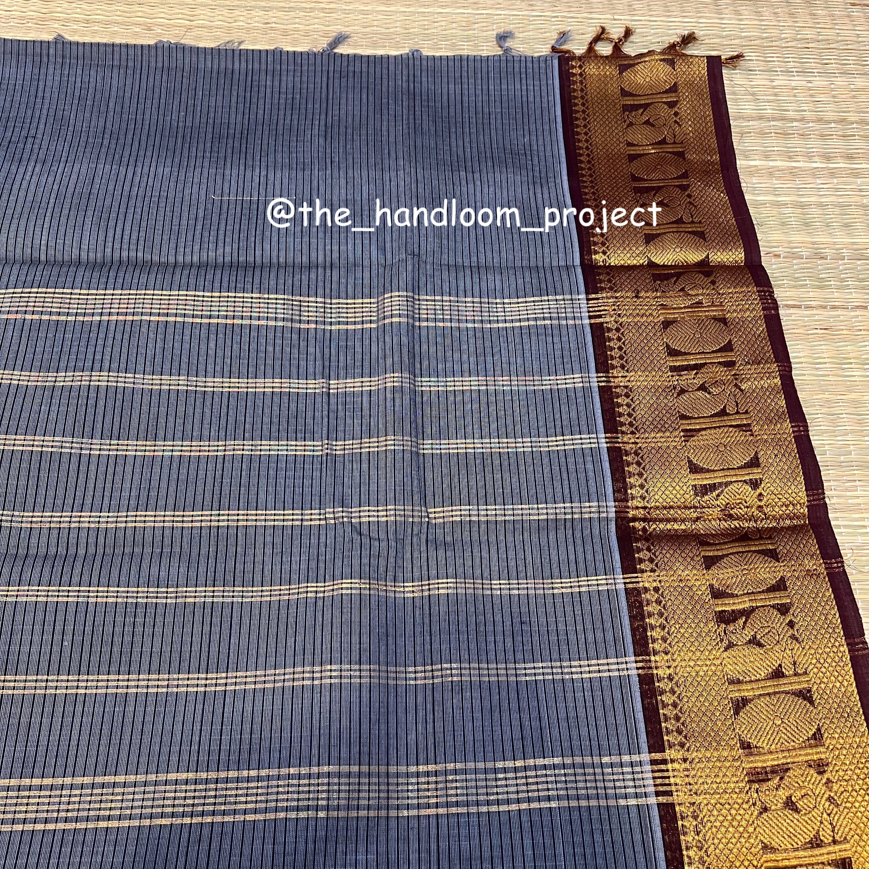 Slate checked kanchi