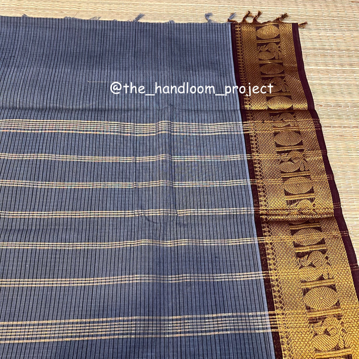 Slate checked kanchi