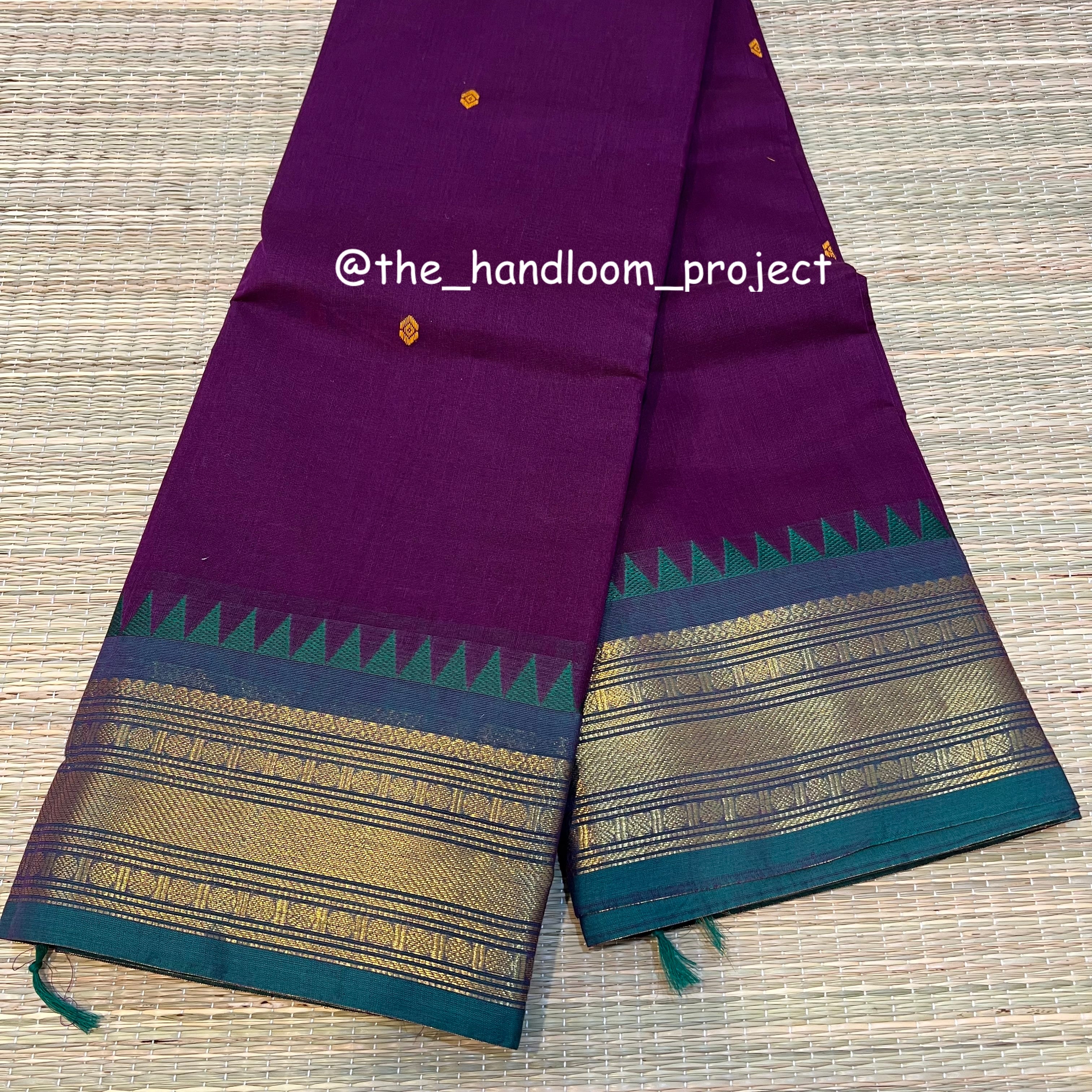 Purple butta kanchi