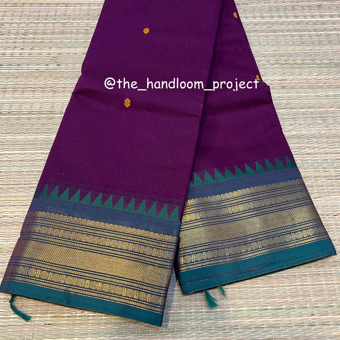 Purple butta kanchi