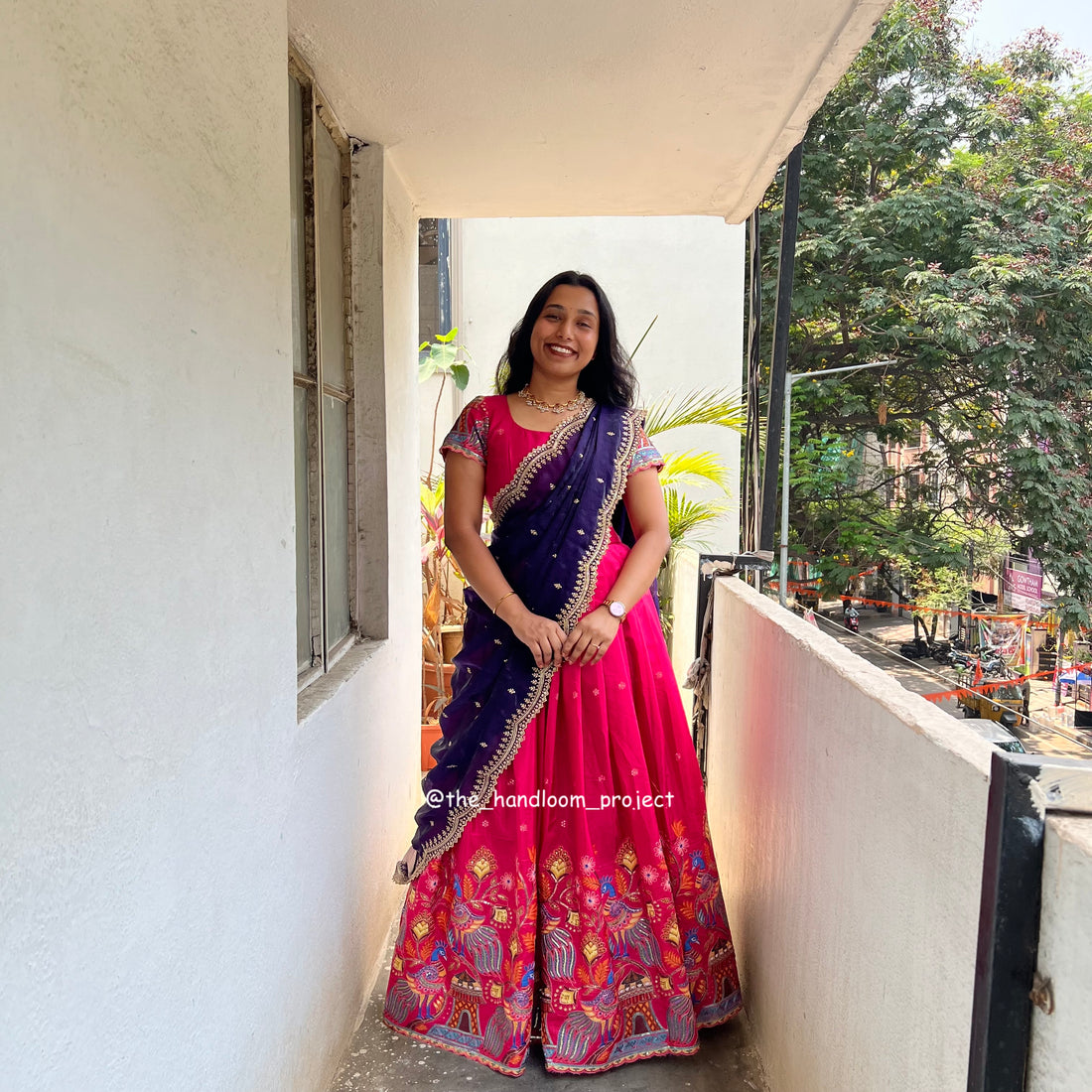 Pink - madhubani