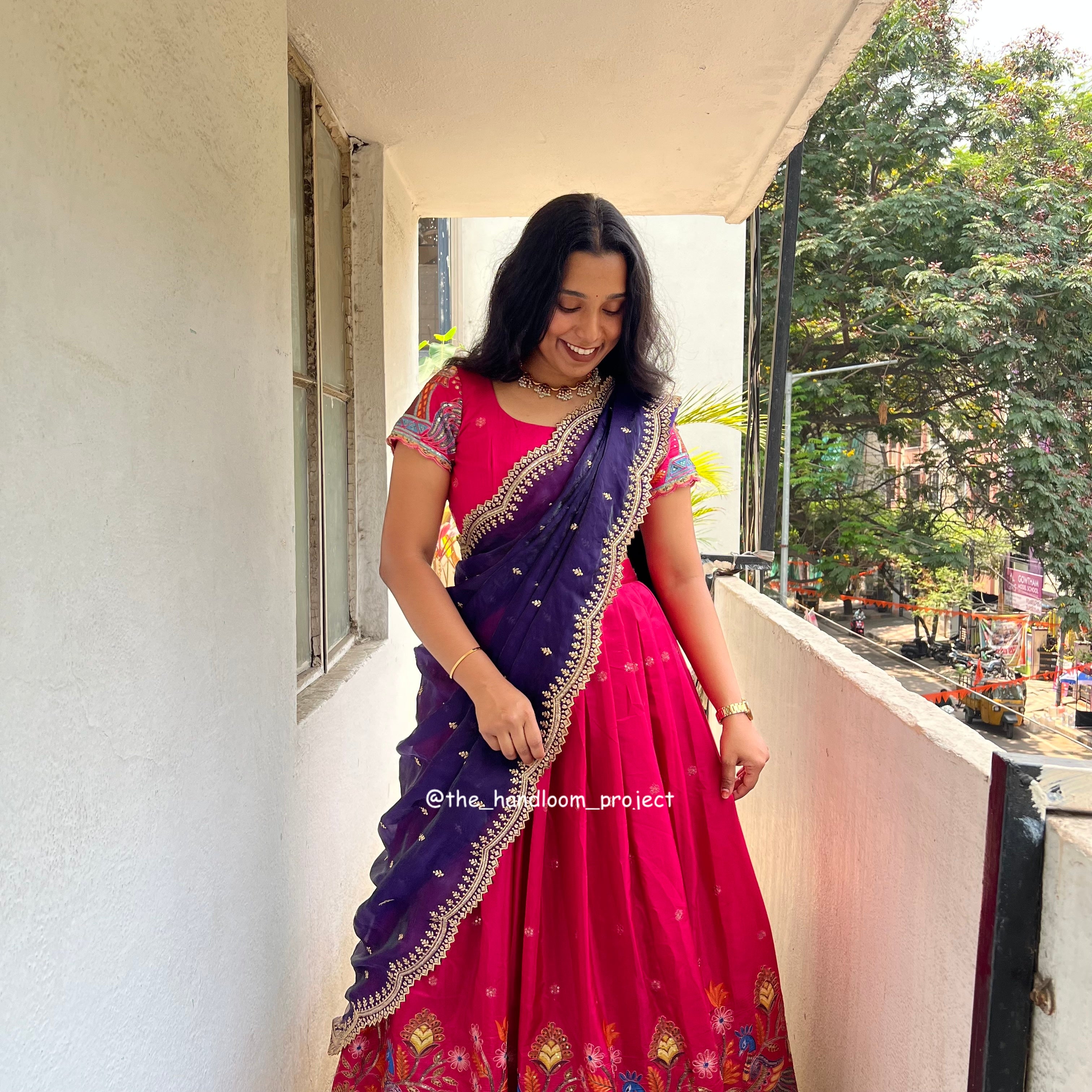 Pink - madhubani