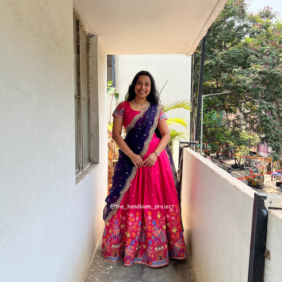 Pink - madhubani