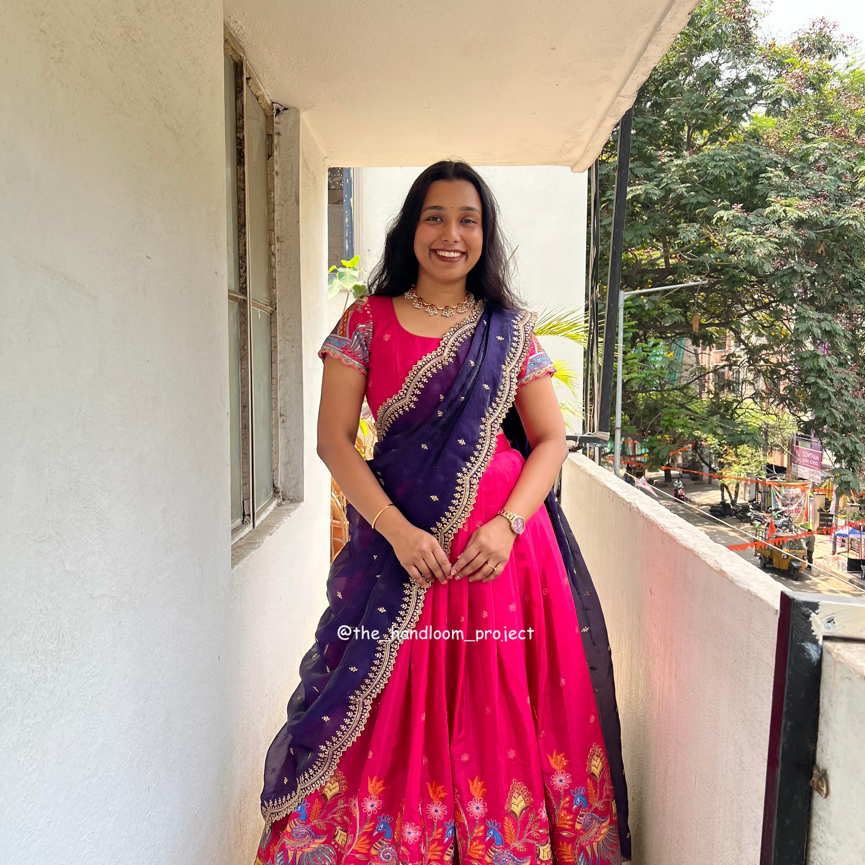 Pink - madhubani