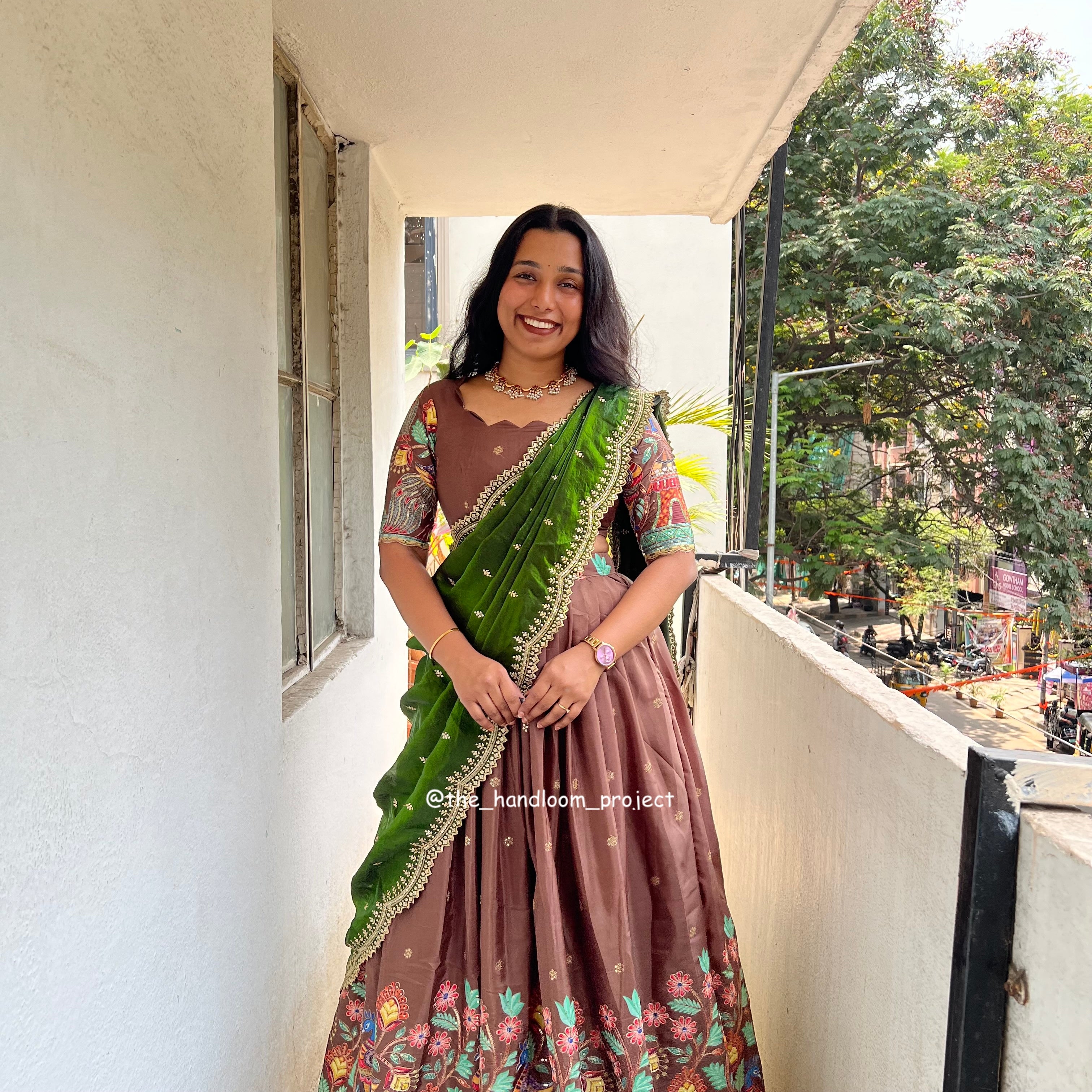 Brown - madhubani