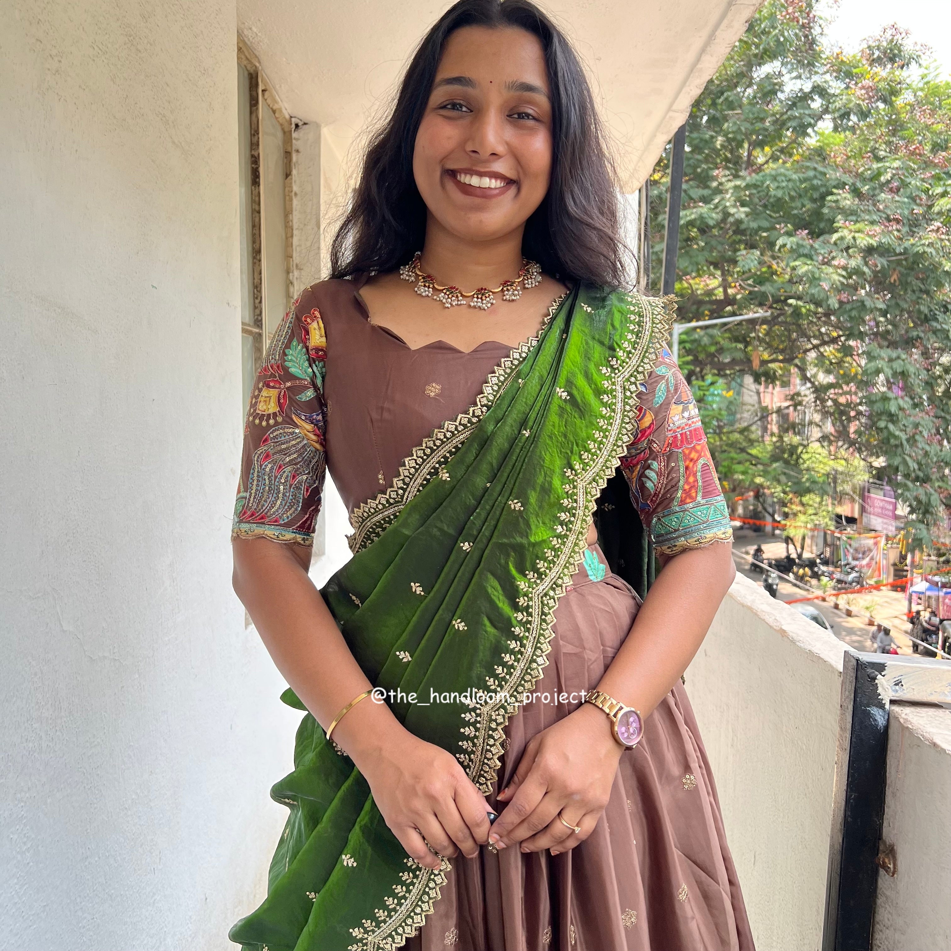 Brown - madhubani