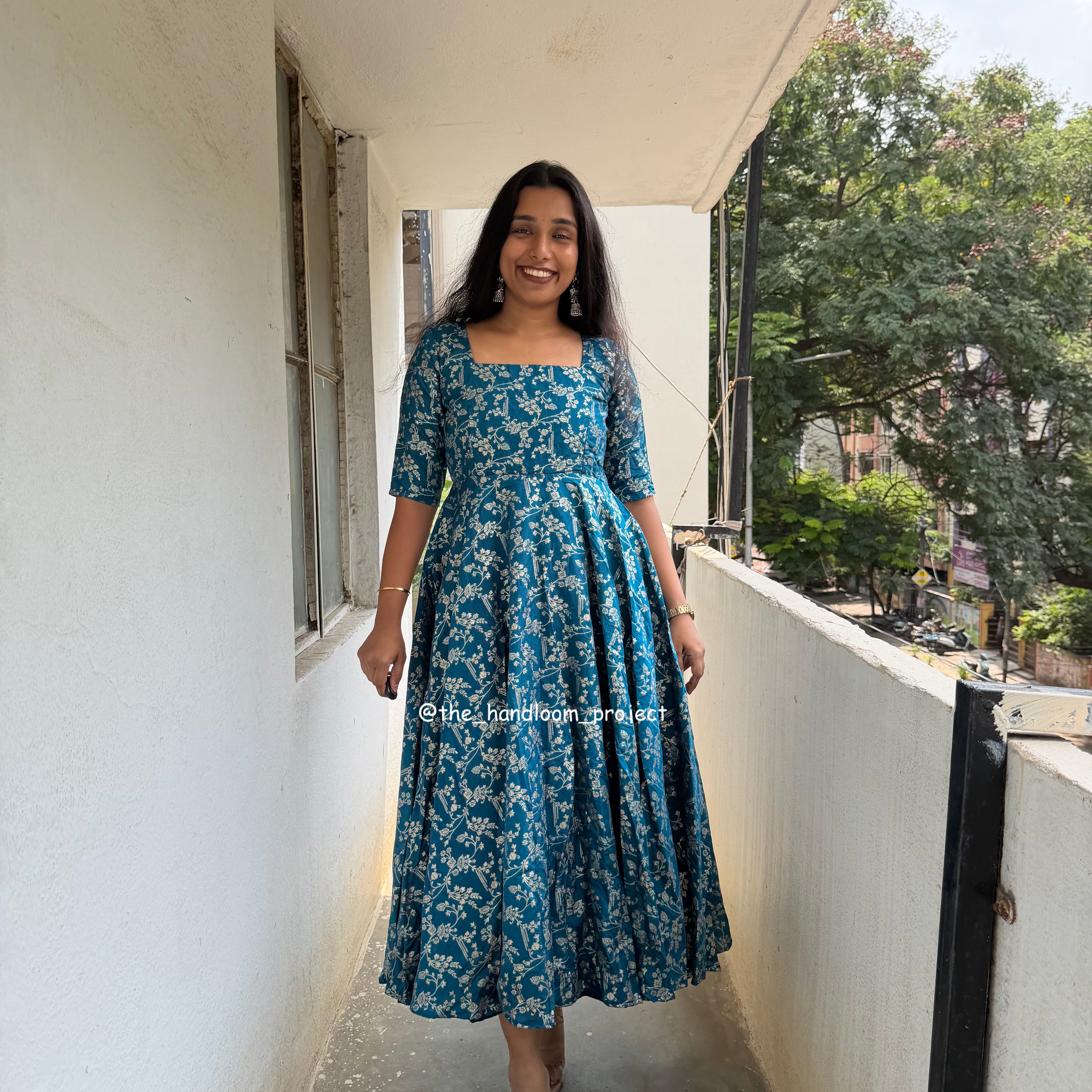Teal - brocade